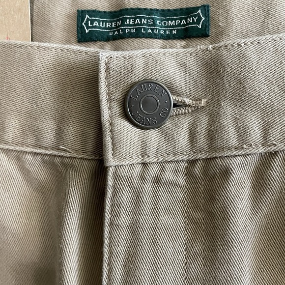 Lauren Ralph Lauren Jeans Co NWT Khaki Chino Mid Calf Summer Classic Pants 14W - Picture 7 of 11